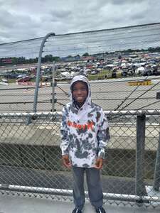 Jermaine attended NASCAR Cup Series Race at Darlington Raceway on May 8th 2022 via VetTix 