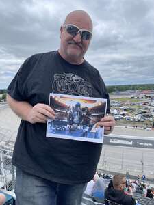 Brian attended NASCAR Cup Series Race at Darlington Raceway on May 8th 2022 via VetTix 