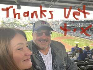 James attended Chicago Cubs - MLB vs Arizona Diamondbacks on May 22nd 2022 via VetTix 