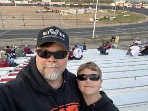 Brian attended Tucson Speedway - Hobby Stock Hustle - NASCAR on Apr 9th 2022 via VetTix 