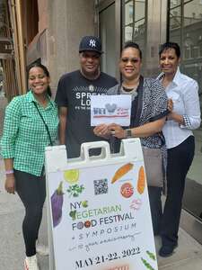Anthony attended NYC Vegetarian Food Festival & Symposium on May 22nd 2022 via VetTix 