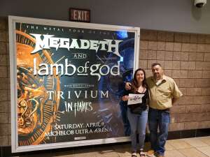 Rhonda attended Megadeth and Lamb of God on Apr 9th 2022 via VetTix 