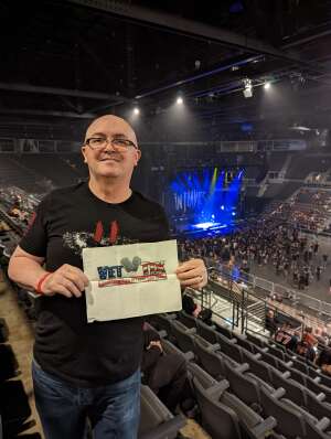 Tobey attended Megadeth and Lamb of God on Apr 9th 2022 via VetTix 