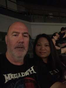 Ronald attended Megadeth and Lamb of God on Apr 9th 2022 via VetTix 