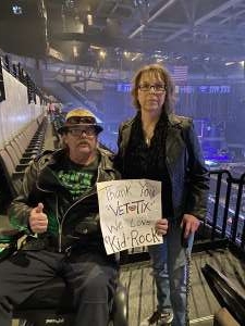 Richard attended Kid Rock With Special Guest Grand Funk Railroad - Bad Reputation Tour on Apr 8th 2022 via VetTix 