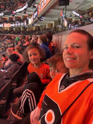 Amy attended Philadelphia Flyers - NHL on Apr 9th 2022 via VetTix 