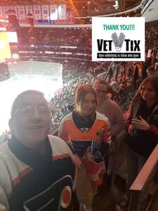 DANIEL attended Philadelphia Flyers - NHL vs Anaheim Ducks on Apr 9th 2022 via VetTix 