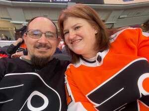 Eileen attended Philadelphia Flyers - NHL on Apr 9th 2022 via VetTix 