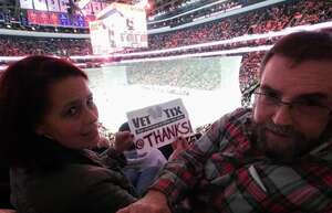 Darryl & Becky attended Philadelphia Flyers - NHL on Apr 9th 2022 via VetTix 
