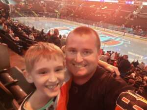 Michael and Jacob attended Philadelphia Flyers - NHL on Apr 9th 2022 via VetTix 