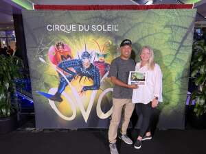 Jeremiah attended Cirque Du Soleil - Ovo on Apr 7th 2022 via VetTix 