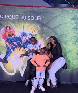 Antawnette attended Cirque Du Soleil - Ovo on Apr 7th 2022 via VetTix 