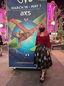 Suzy attended Cirque Du Soleil - Ovo on Apr 7th 2022 via VetTix 
