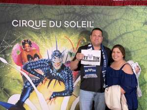 Bryan attended Cirque Du Soleil - Ovo on Apr 8th 2022 via VetTix 