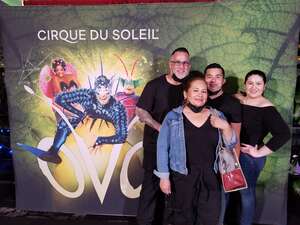 omar attended Cirque Du Soleil - Ovo on Apr 8th 2022 via VetTix 