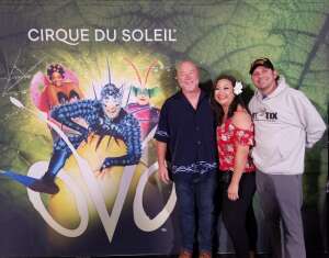 Kyle attended Cirque Du Soleil - Ovo on Apr 8th 2022 via VetTix 