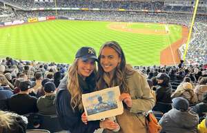 Melissa Janay attended New York Yankees - MLB on Apr 10th 2022 via VetTix 