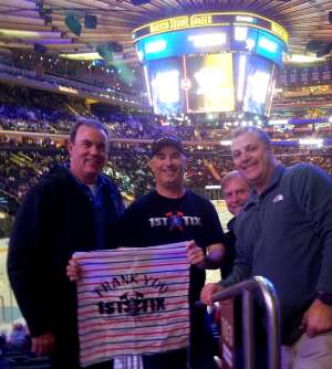 Michael attended New York Rangers - NHL on Apr 7th 2022 via VetTix 