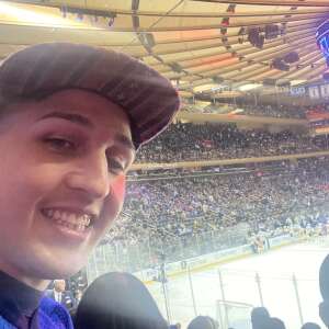 Francisco attended New York Rangers - NHL on Apr 7th 2022 via VetTix 