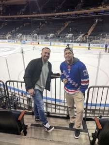 nicholas attended New York Rangers - NHL on Apr 7th 2022 via VetTix 
