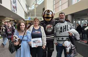 TinaMarie attended Hershey Bears - AHL vs Springfield Thunderbirds on Apr 10th 2022 via VetTix 