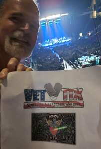 Gary attended Bon Jovi on Apr 26th 2022 via VetTix 