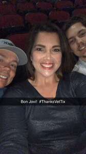 Christy attended Bon Jovi on Apr 26th 2022 via VetTix 