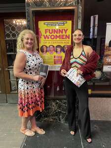 Rebecca attended Funny Women of a Certain Age on Apr 20th 2022 via VetTix 