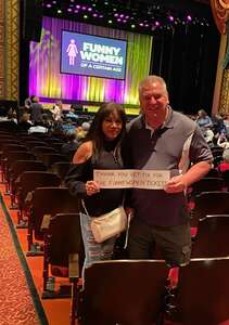 Ozzie attended Funny Women of a Certain Age on Apr 20th 2022 via VetTix 
