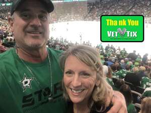 Mark attended Dallas Stars - NHL vs Arizona Coyotes on Apr 27th 2022 via VetTix 