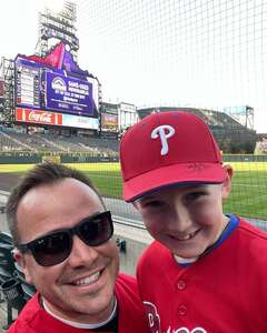 Nicholas attended Colorado Rockies - MLB vs Philadelphia Phillies on Apr 18th 2022 via VetTix 