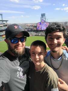 Jason attended Colorado Rockies - MLB vs Philadelphia Phillies on Apr 20th 2022 via VetTix 