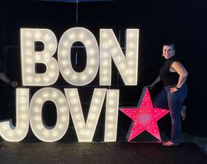 Lina IDLC attended Hampton Water Presents Bon Jovi on Apr 28th 2022 via VetTix 