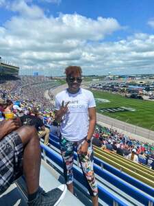 Arlene attended Adventhealth 400 - NASCAR Cup Series on May 15th 2022 via VetTix 
