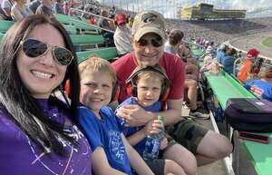 Dustin attended Adventhealth 400 - NASCAR Cup Series on May 15th 2022 via VetTix 
