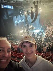 Christopher attended Megadeth and Lamb of God on Apr 22nd 2022 via VetTix 