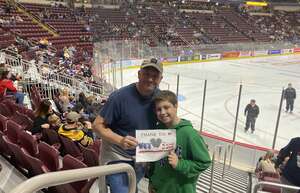 Michael attended Hershey Bears - AHL vs Providence Bruins on Apr 17th 2022 via VetTix 