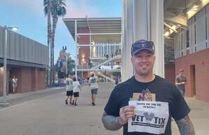 TJ attended Grand Canyon University Lopes - NCAA Men's Baseball vs Arizona State University on May 10th 2022 via VetTix 
