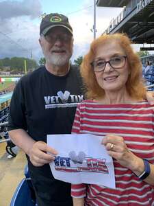 Bruce attended Kannapolis Cannon Ballers - Minor Low-A vs Down East Wood Ducks on May 6th 2022 via VetTix 