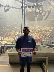 Chase attended Eric Church: the Gather Again Tour on May 7th 2022 via VetTix 