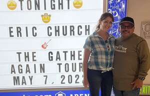 Luis attended Eric Church: the Gather Again Tour on May 7th 2022 via VetTix 