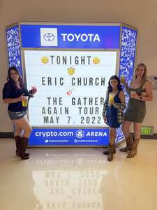 Megan attended Eric Church: the Gather Again Tour on May 7th 2022 via VetTix 