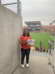 Bianca attended Houston Dynamo FC - MLS vs Portland Timbers on Apr 16th 2022 via VetTix 