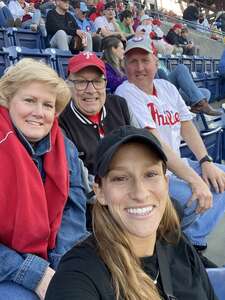 Emily attended Philadelphia Phillies - MLB vs Milwaukee Brewers on Apr 24th 2022 via VetTix 