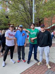 Paul attended Philadelphia Phillies - MLB vs Milwaukee Brewers on Apr 24th 2022 via VetTix 
