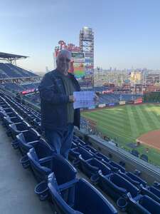 Edward attended Philadelphia Phillies - MLB vs Milwaukee Brewers on Apr 24th 2022 via VetTix 