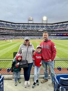Brendan attended Philadelphia Phillies - MLB vs Colorado Rockies on Apr 25th 2022 via VetTix 