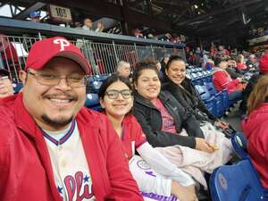 Moises attended Philadelphia Phillies - MLB vs Colorado Rockies on Apr 25th 2022 via VetTix 