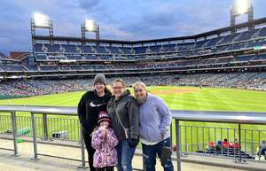 Anna attended Philadelphia Phillies - MLB vs Colorado Rockies on Apr 27th 2022 via VetTix 