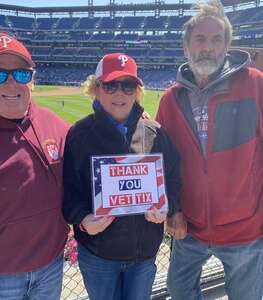 Dennis Dougherty attended Philadelphia Phillies - MLB vs Colorado Rockies on Apr 28th 2022 via VetTix 